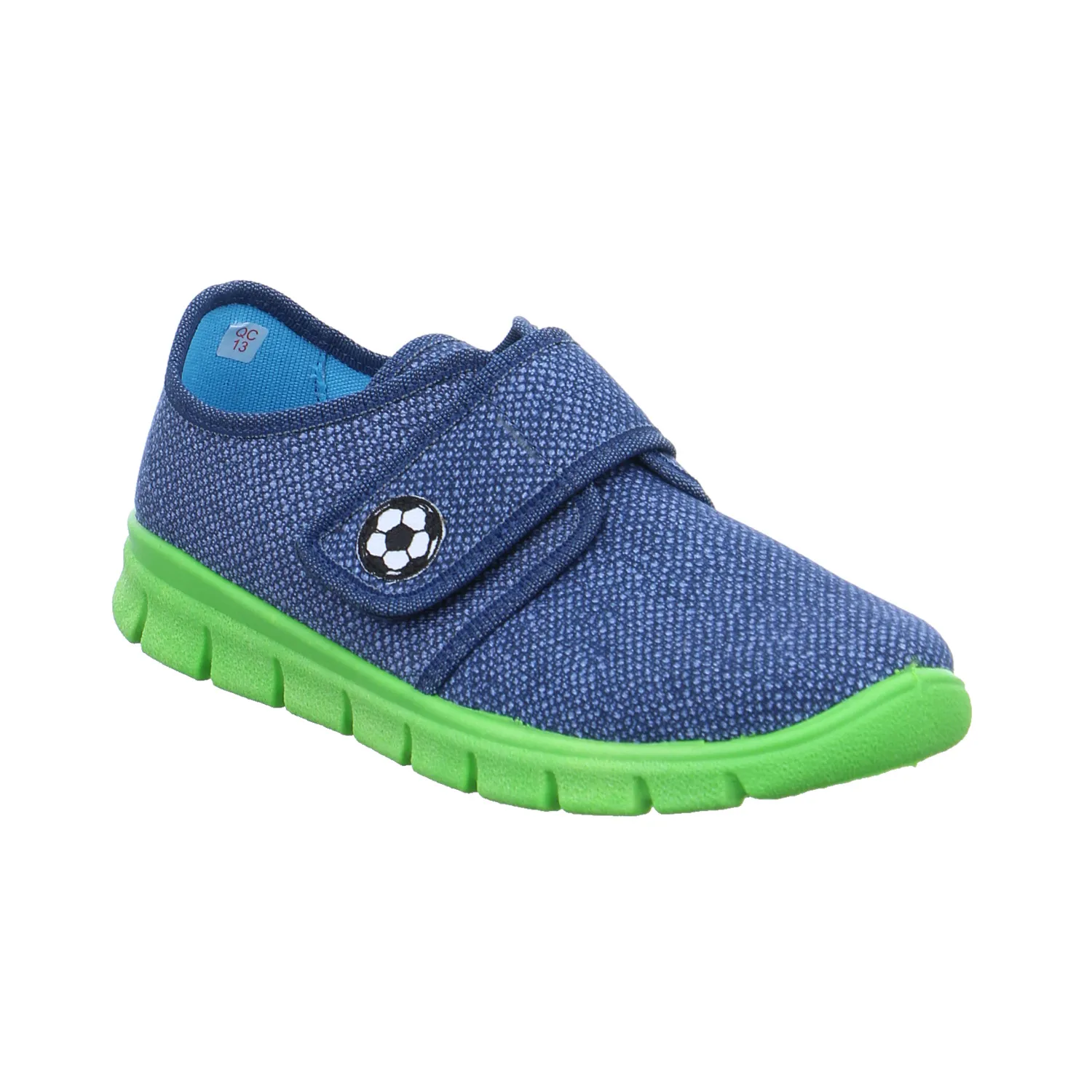 SUPERFIT Kinder-Hausschuh Jeansblau Textil  Unisex