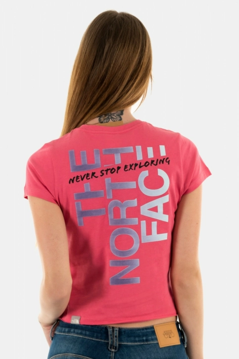 tee shirt the north face graphic n0t1 cosmo pink