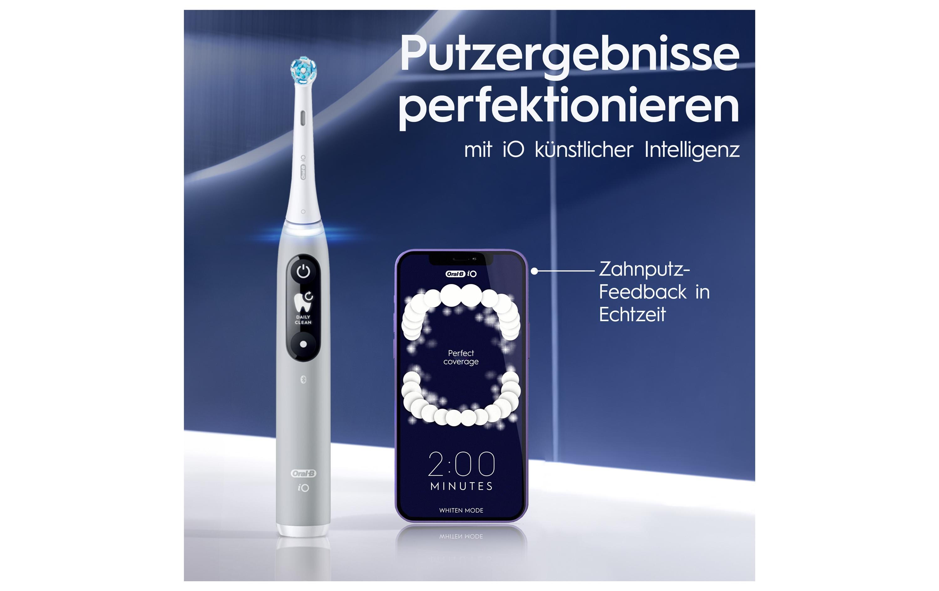 Mikrovibrationszahnbürste iO Series 6 Grey Opal<br>Elektrische Zahnbürste