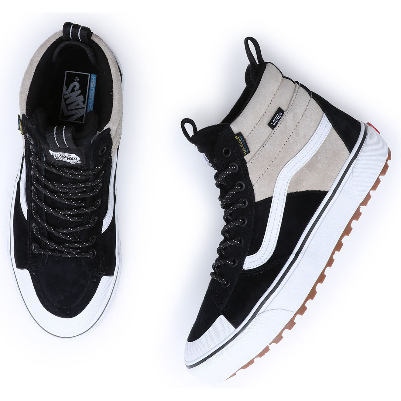 Vans Baskets en Velours de Cuir SK8-Hi MTE-2 noir/beige