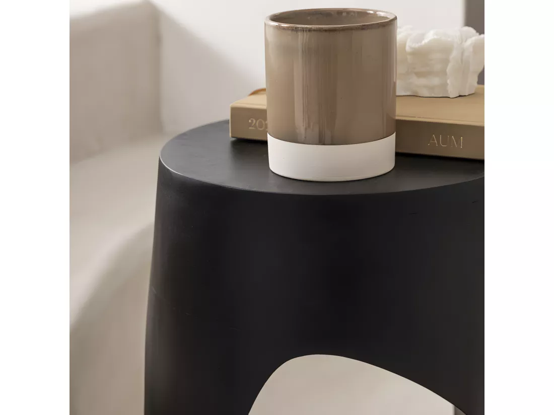 Wesi - Table d'appoint ø35cm - Noir