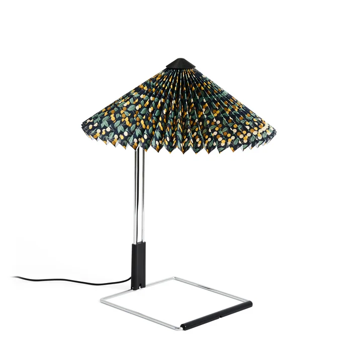 HAY - Matin LED Tischleuchte S, HAY x Liberty, Cherry Drop by Liberty / mirror