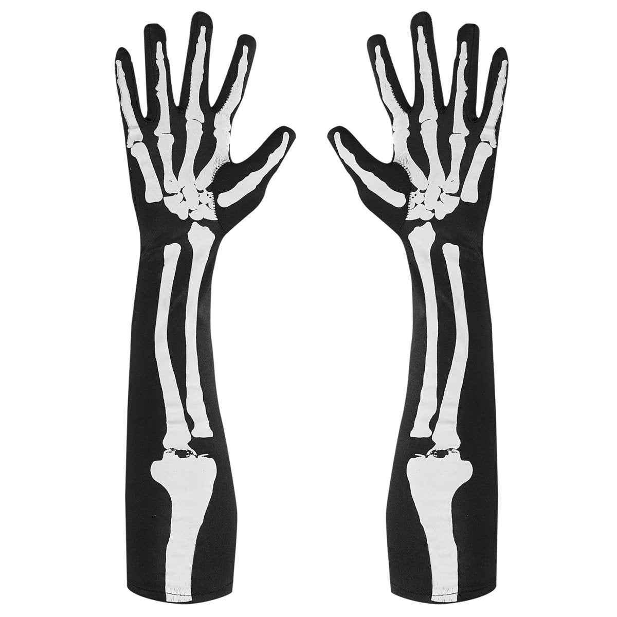 Halloween Handschoenen Skelet 50cm