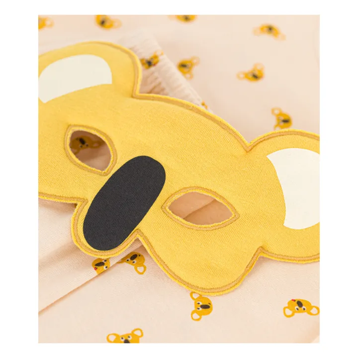 Petit Bateau Pyjama Short et Masque Manchot Koalas | Beige