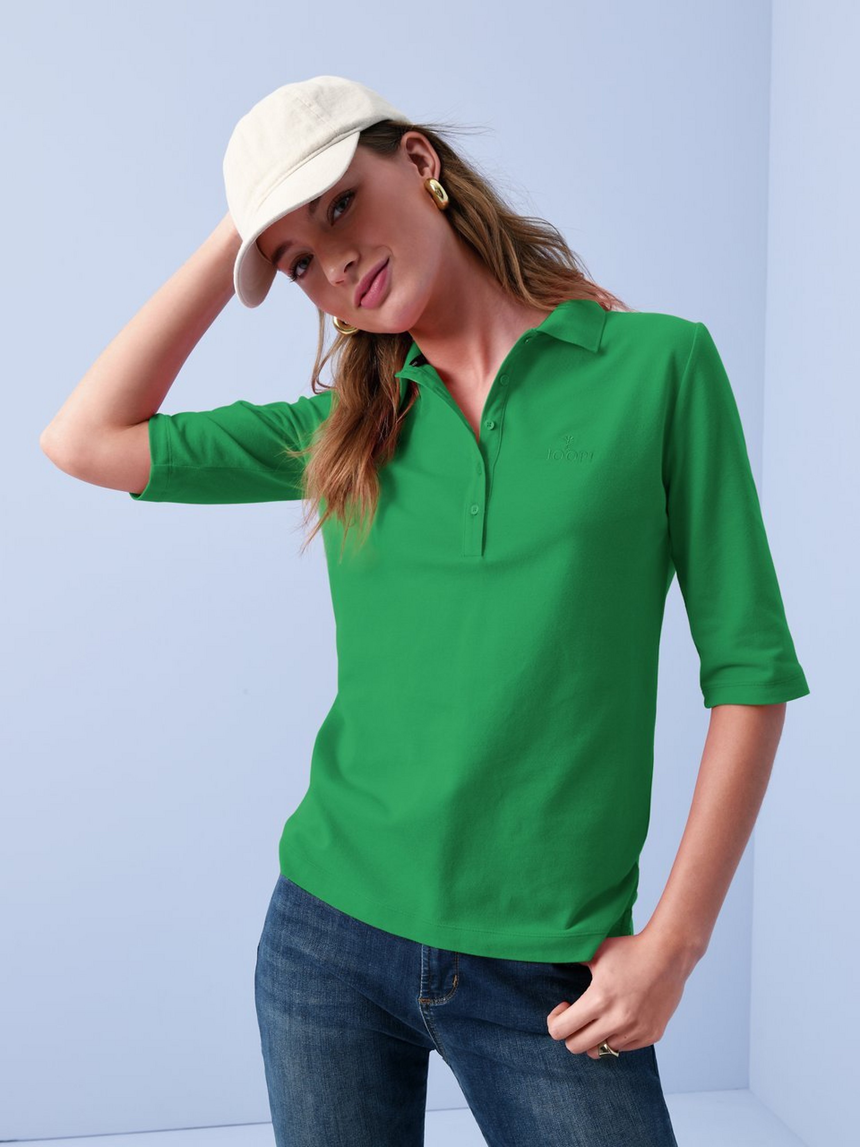Polo-Shirt mit 1/2-Arm