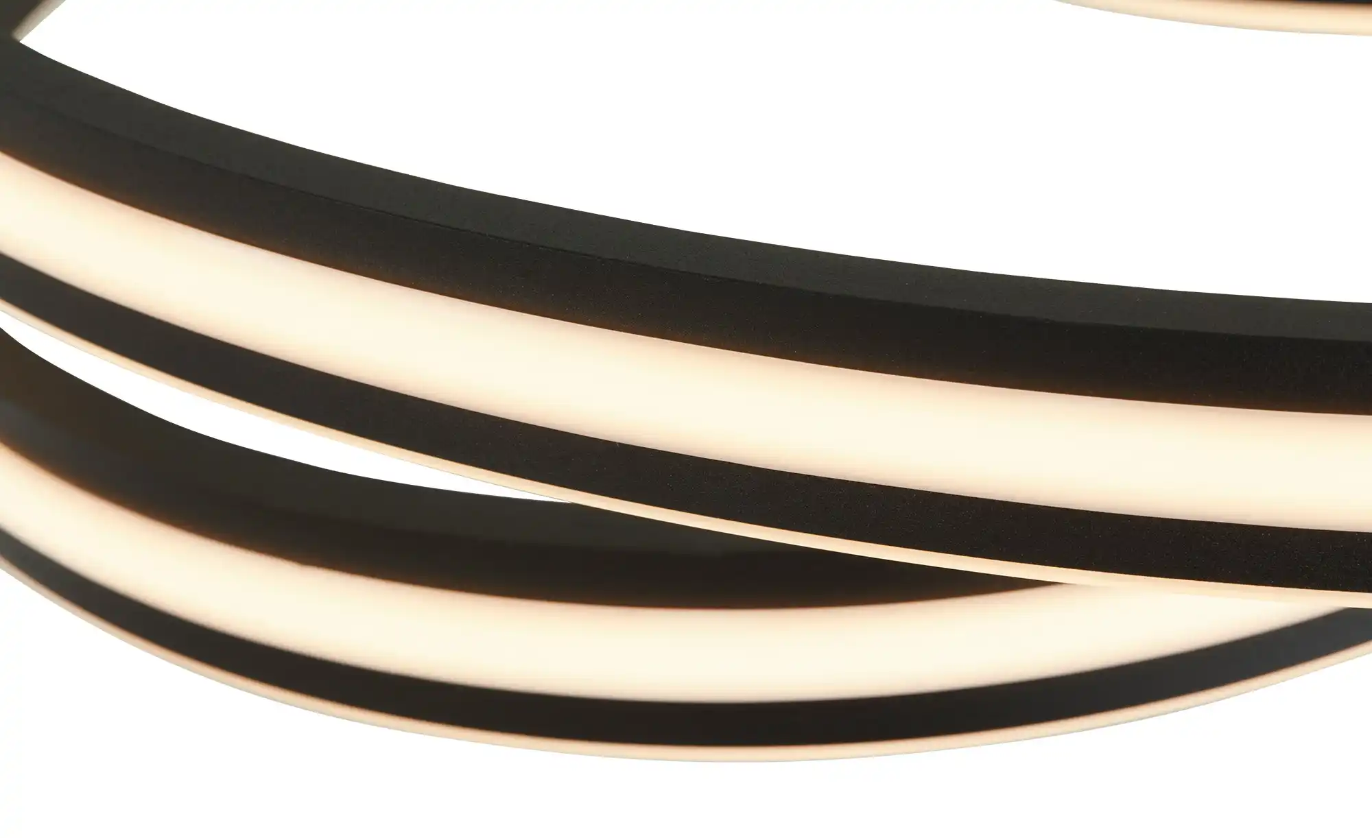 Trio LED-Pendelleuchte, schwarz ´gedreht´