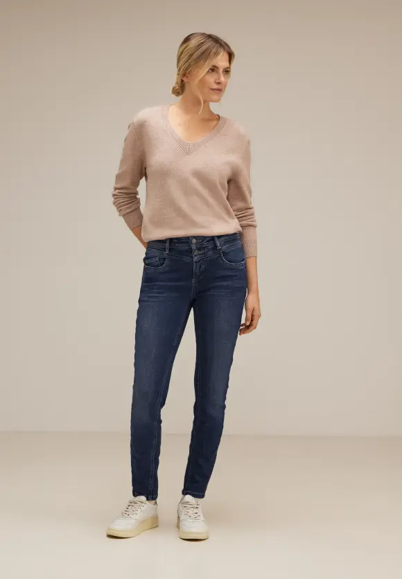Slim Fit Thermo Jeans - authentic indigo thermo