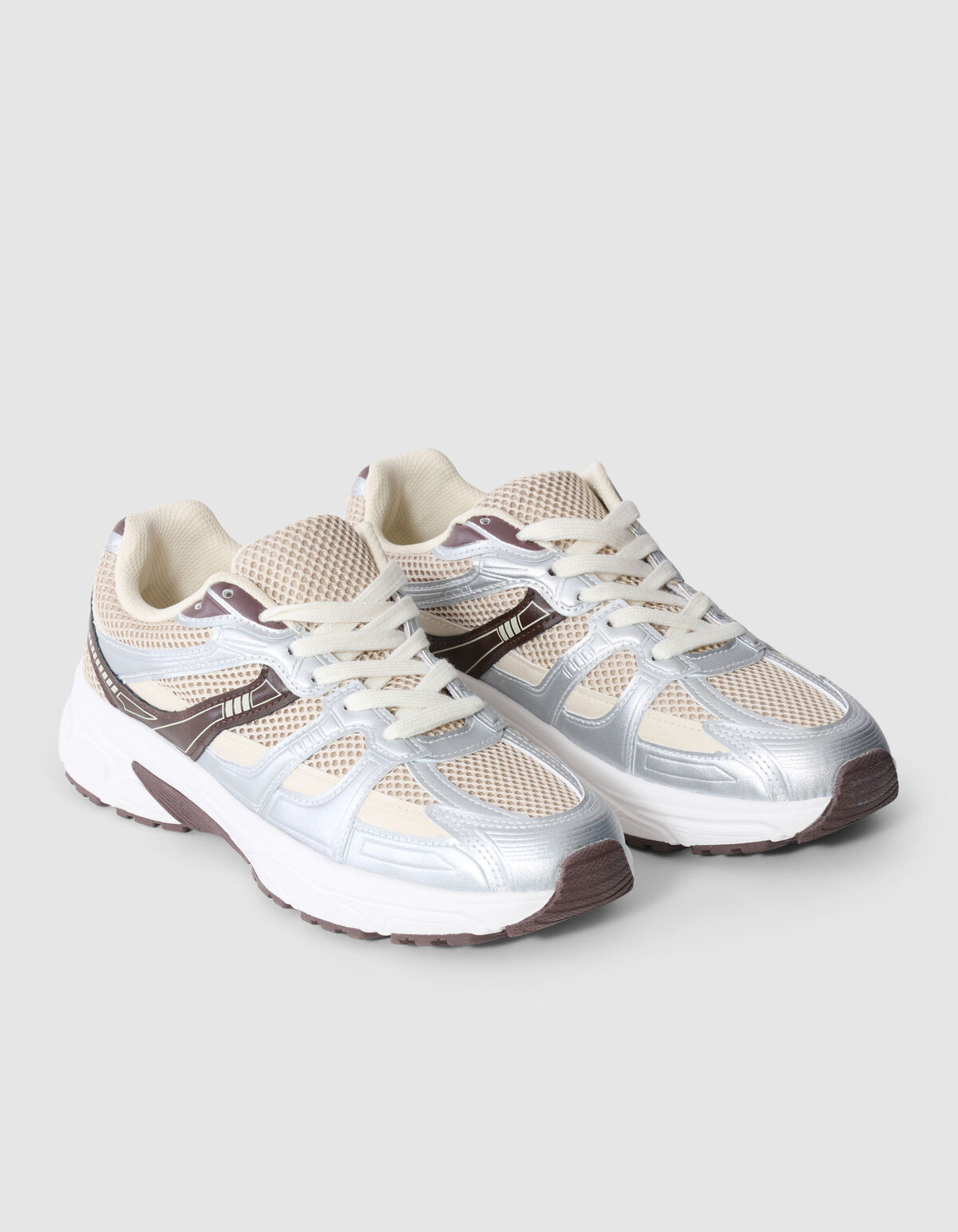 Mesh Sneaker Zilver
