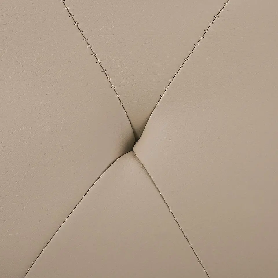 ESSONNE - Hocker - Beige - Kunstleer