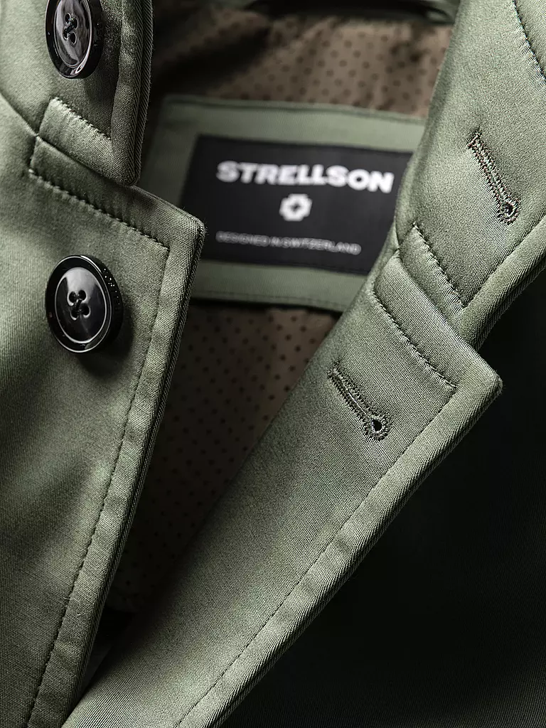 STRELLSON Trenchcoat FINCHLEY SUMMER grün