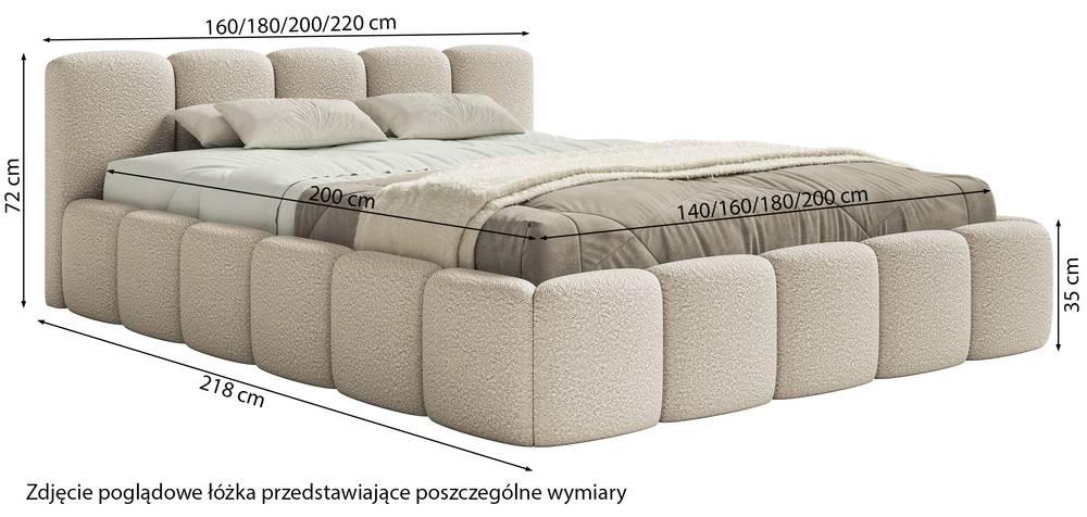 NADUVI Collection Bedframe Chloe laag 140 x 200