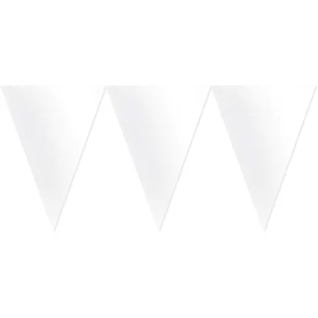 amscan Wimpelkette weiß 450 cm