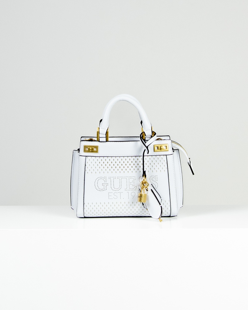 Guess Katey Mini Tas  - wit