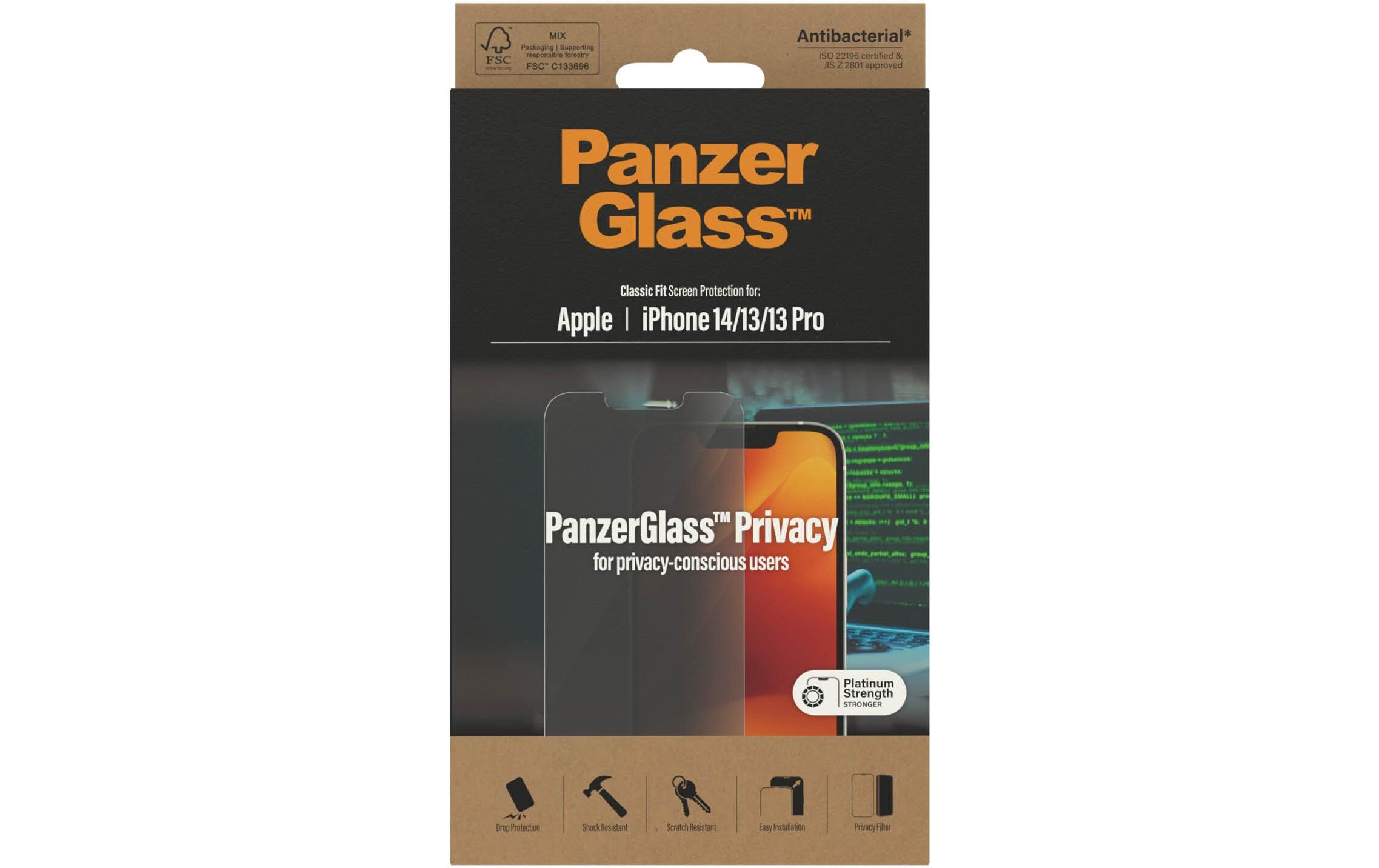 Displayschutz Classic Fit Privacy iPhone 13/13 Pro/14Display-Schutzfolie für das Apple iPhone 14/iPhone 13/iPhone 13 Pro