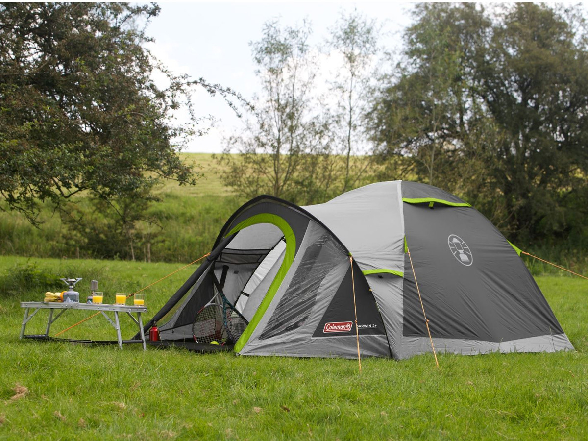 Coleman Darwin 2 Plus Grey koepeltent