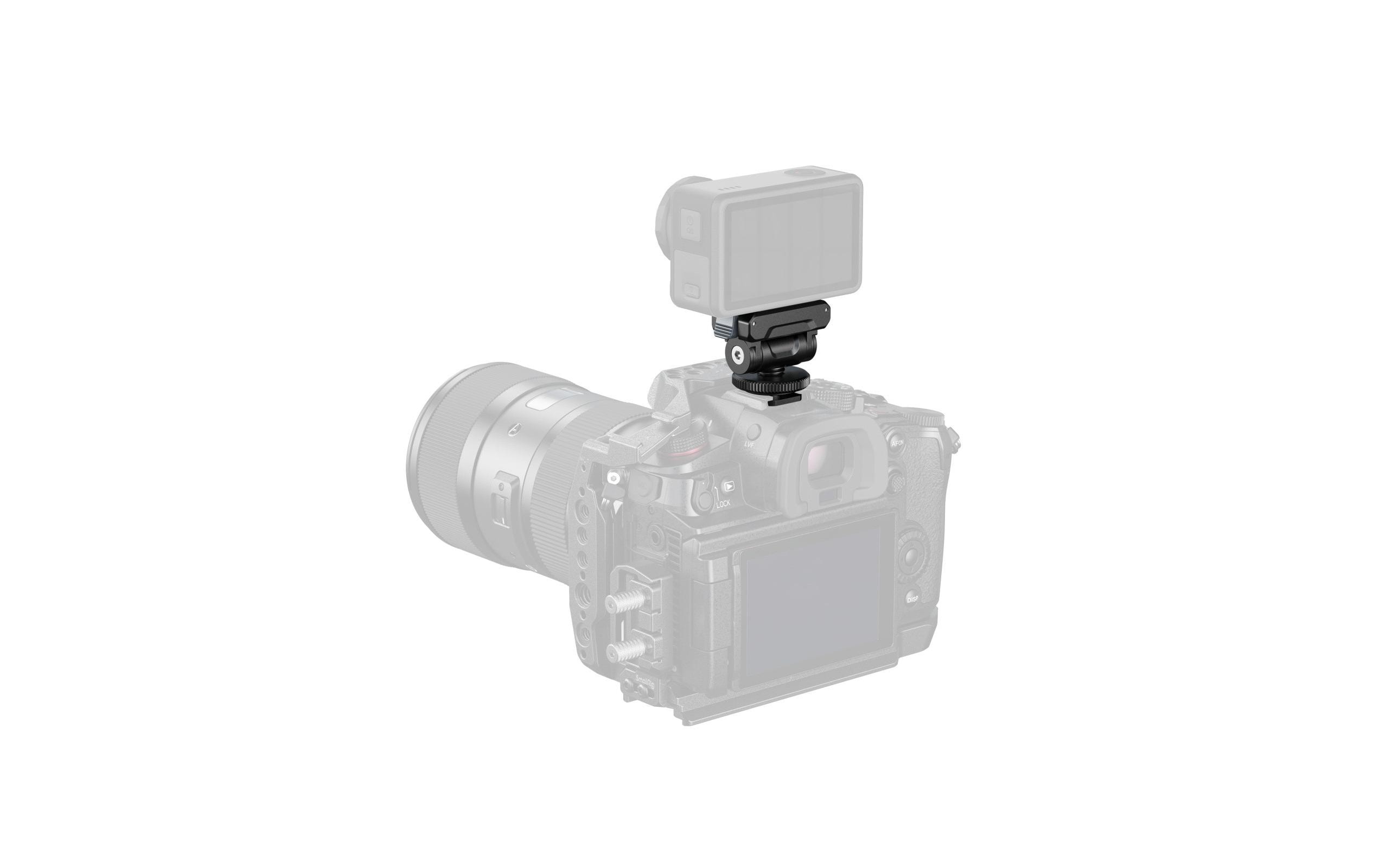 Quick Release-Unterstützung für DJI Osmo Action 5 Pro/4/3Schnellverschlusshalterung mit Cold Shoe Adapter