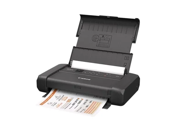Canon PIXMA TR150 - Printer - farve - blækprinter - A4/Legal - op til 9 ipm (mono) / op til 5.5 ipm (farve) - kapacitet: 50 ark - USB 2.0, Wi-Fi(n) - Uden Batteri