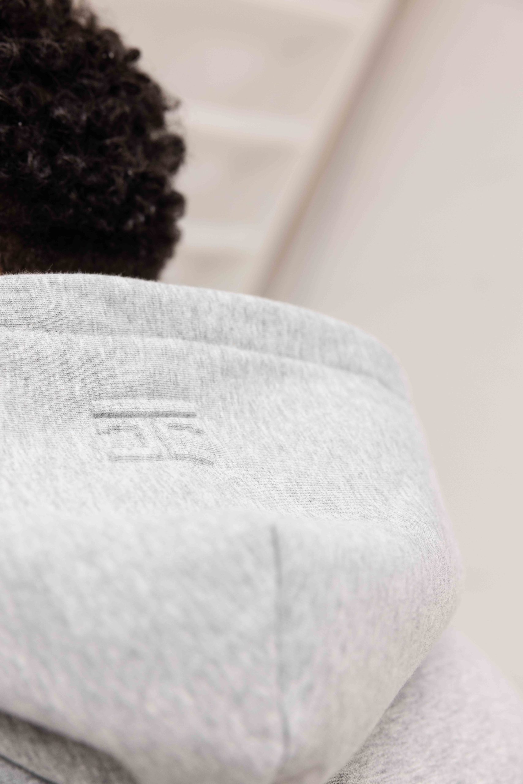 Jorcustom Fleece Angel 2.0 Oversized Hoodie Heren Grijs