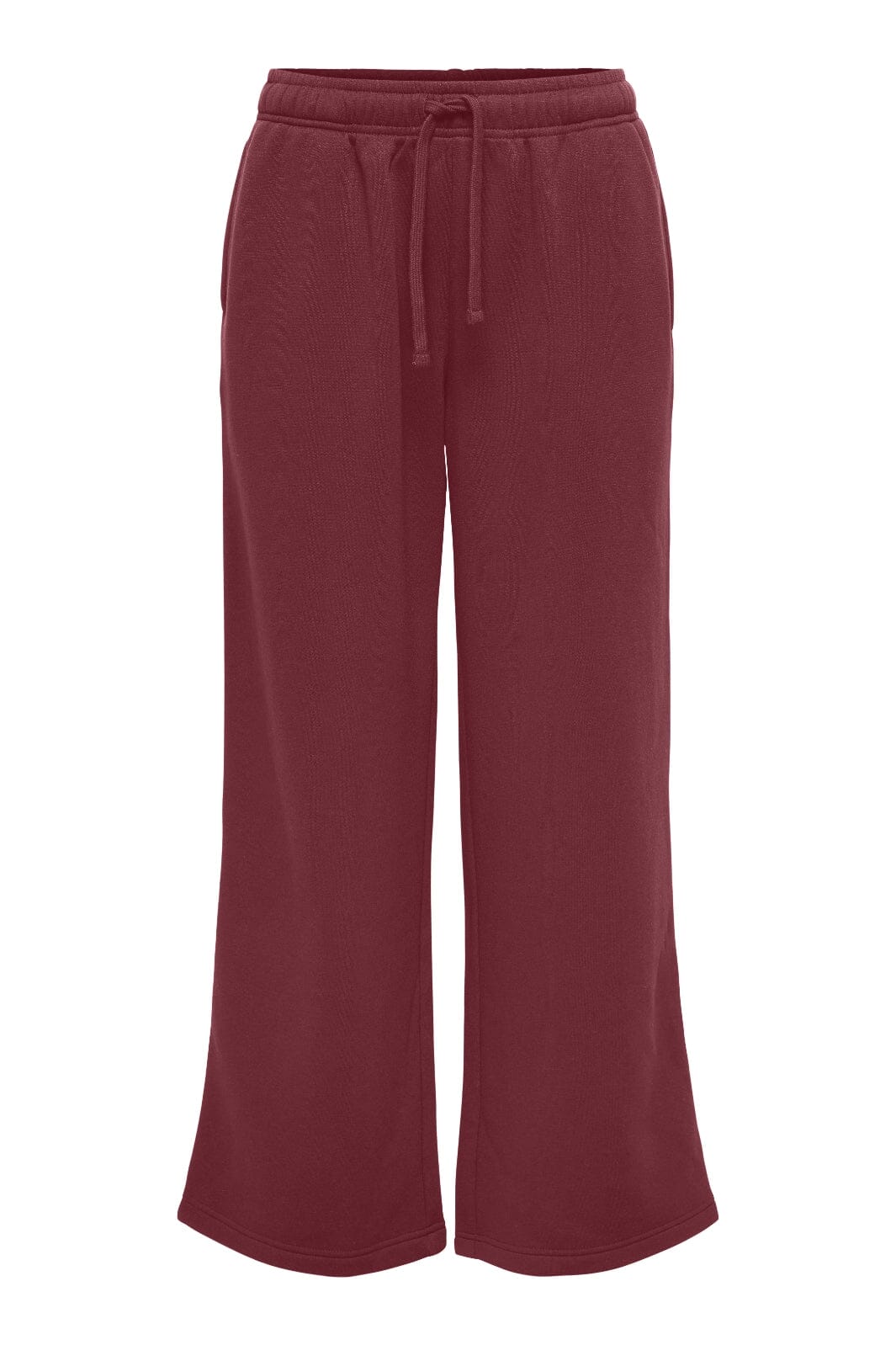 Only Onlbest Wide Pant Swt 4748484 cabernet