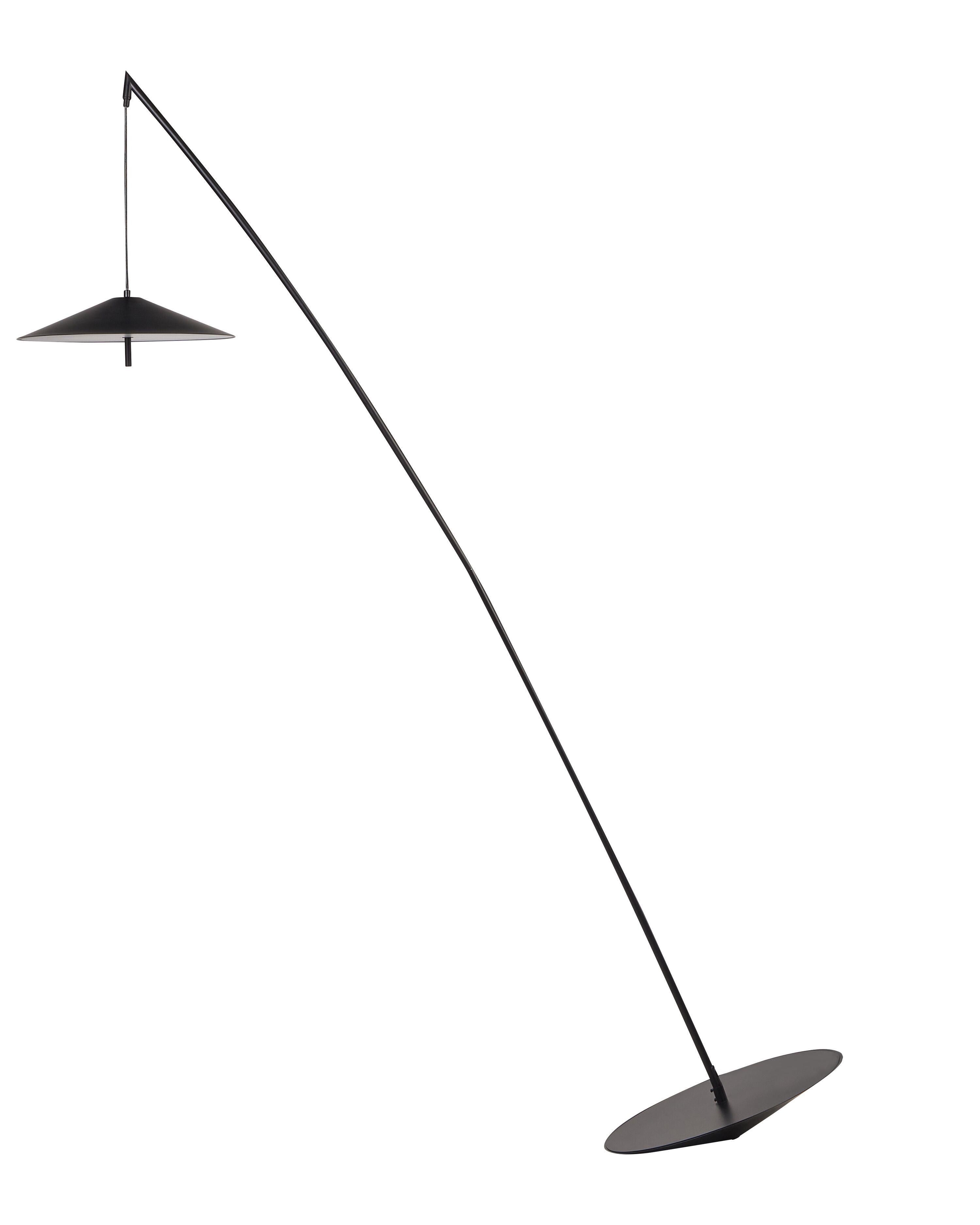 LED staande lamp COMALIE Metaal Zwart