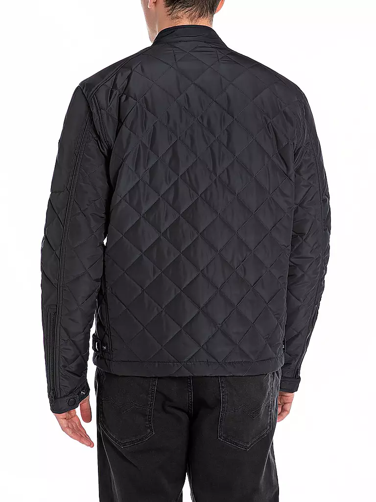 REPLAY Steppjacke blau