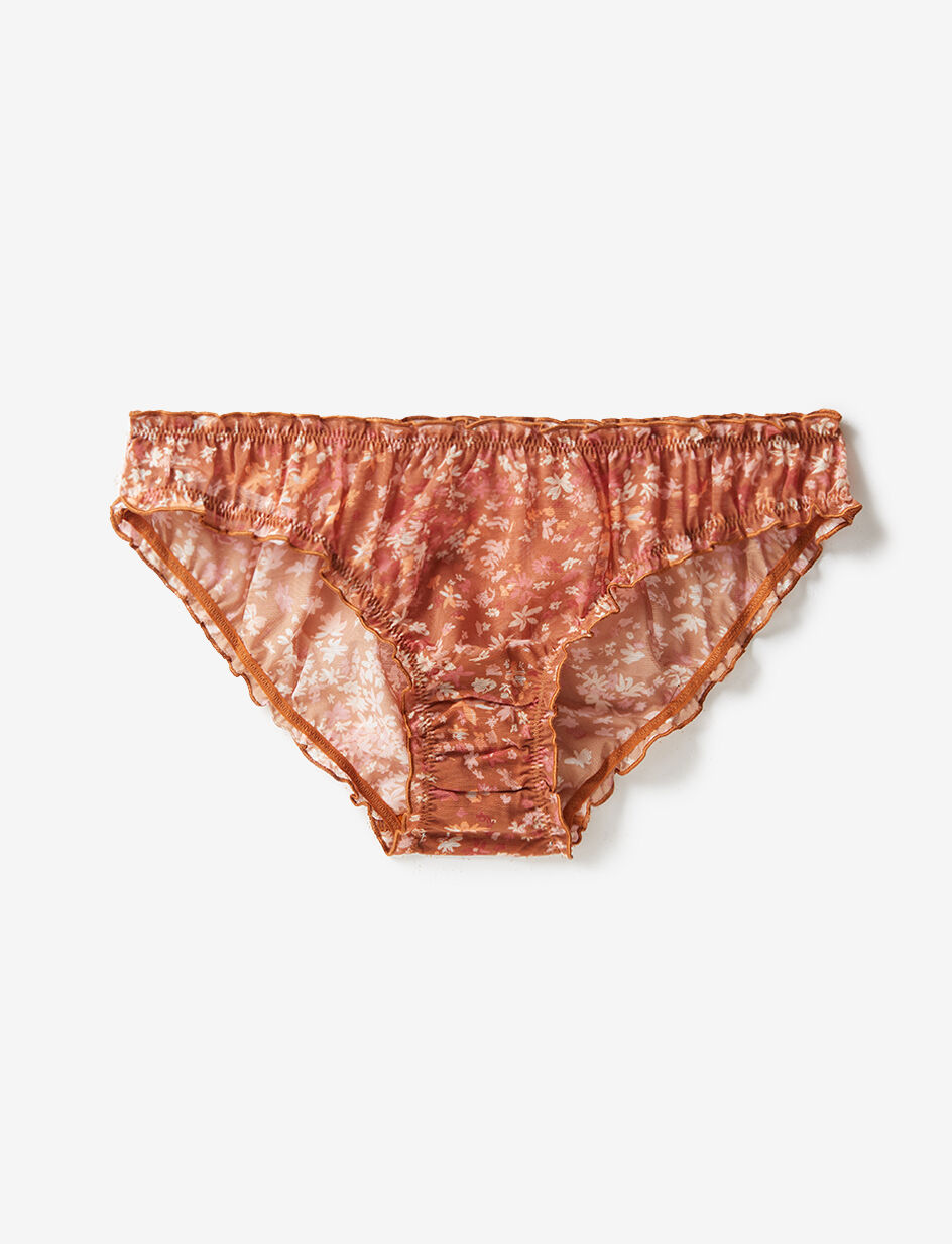 Culotte fantaisie - confettis marron glacé