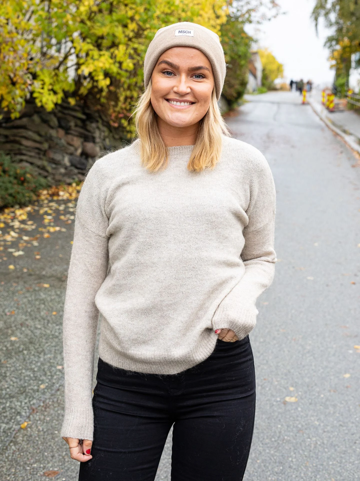 Femme Mohair O-Neck Pullover