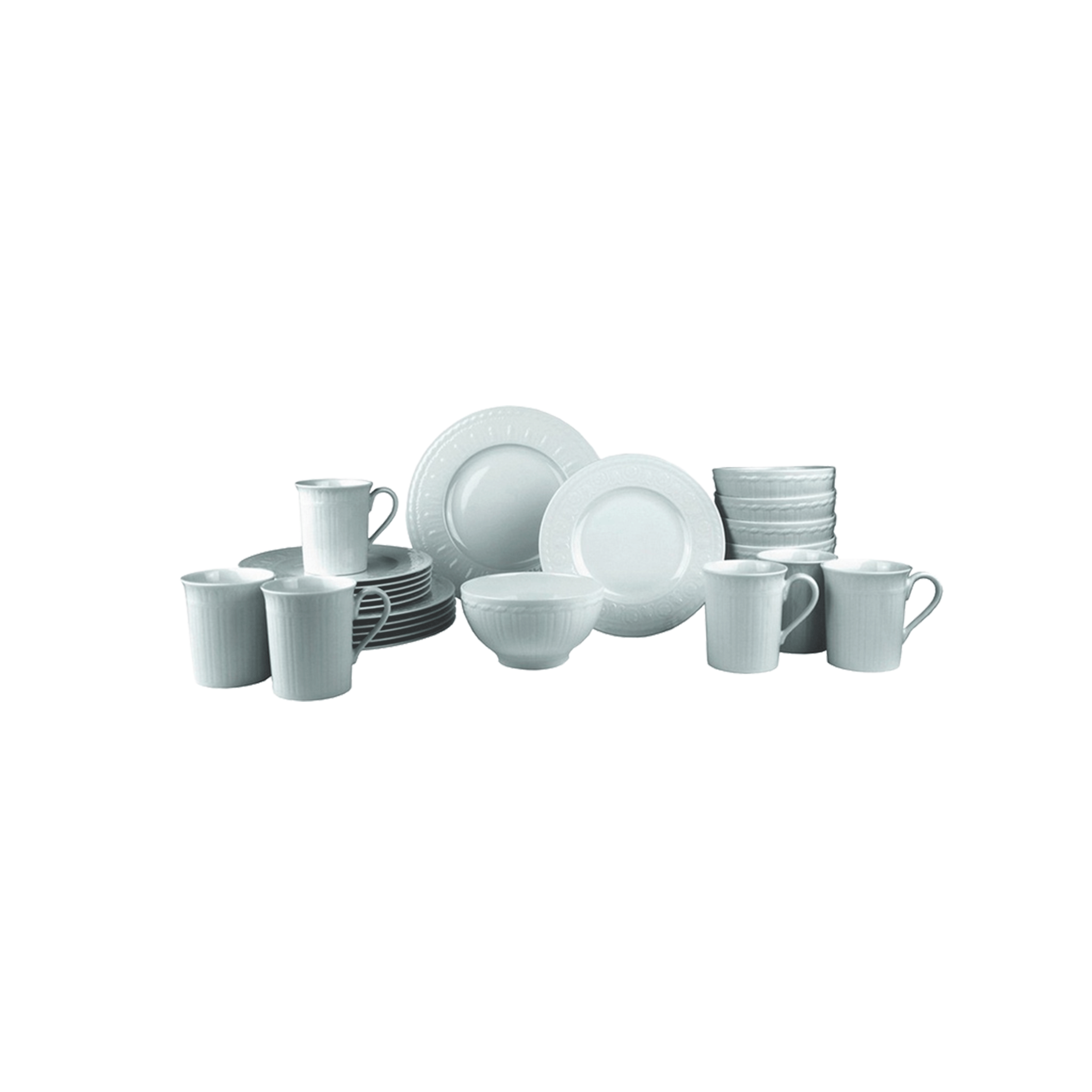 Cellini Breakfast set White, Premium Porcelain