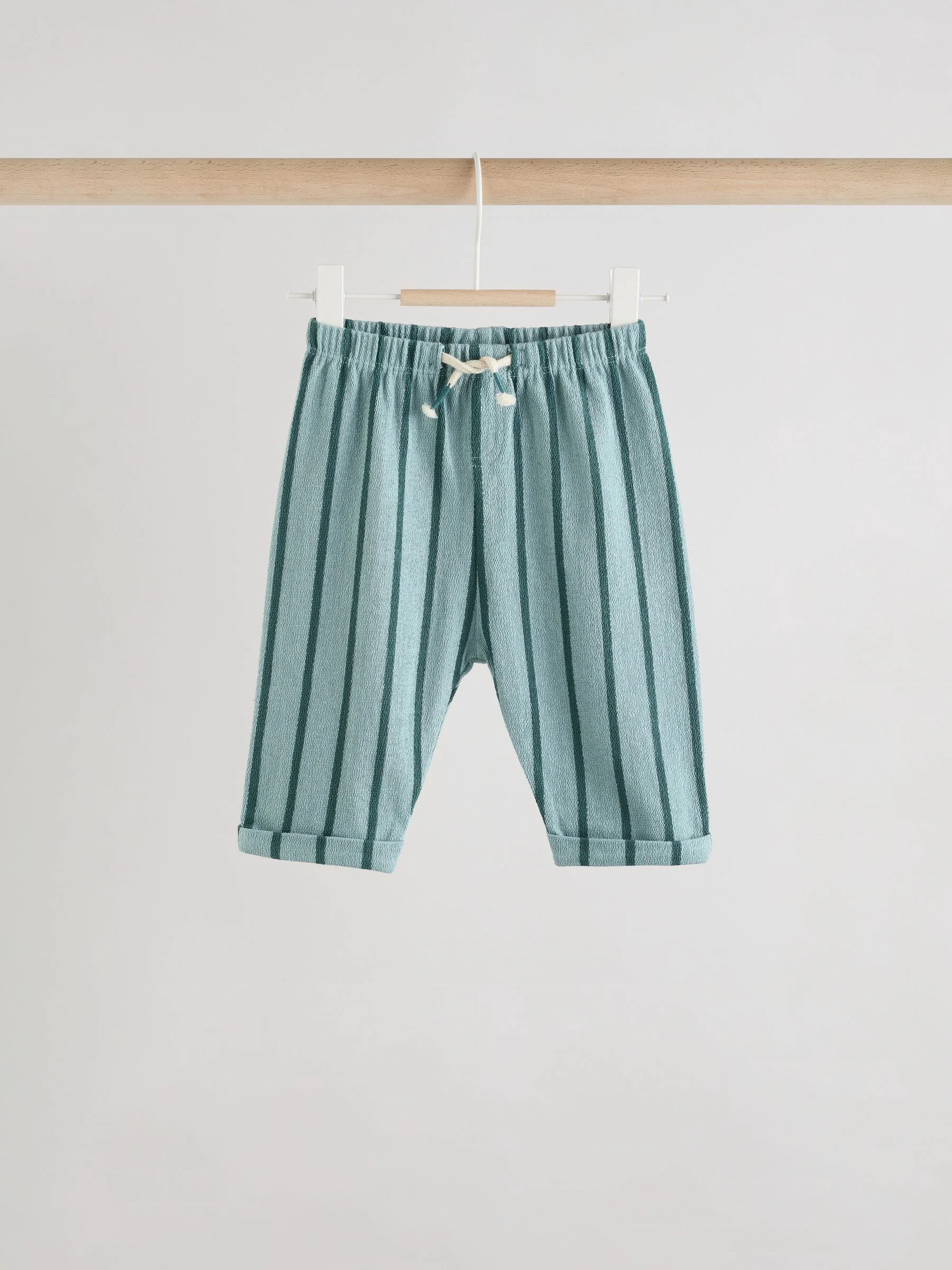Mineraalkleurig - Set van 3 baby joggingbroeken met rechte pijpen (0mnd-2jr)