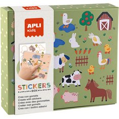 Jeu de gommettes 'Les animaux et leur habitat'