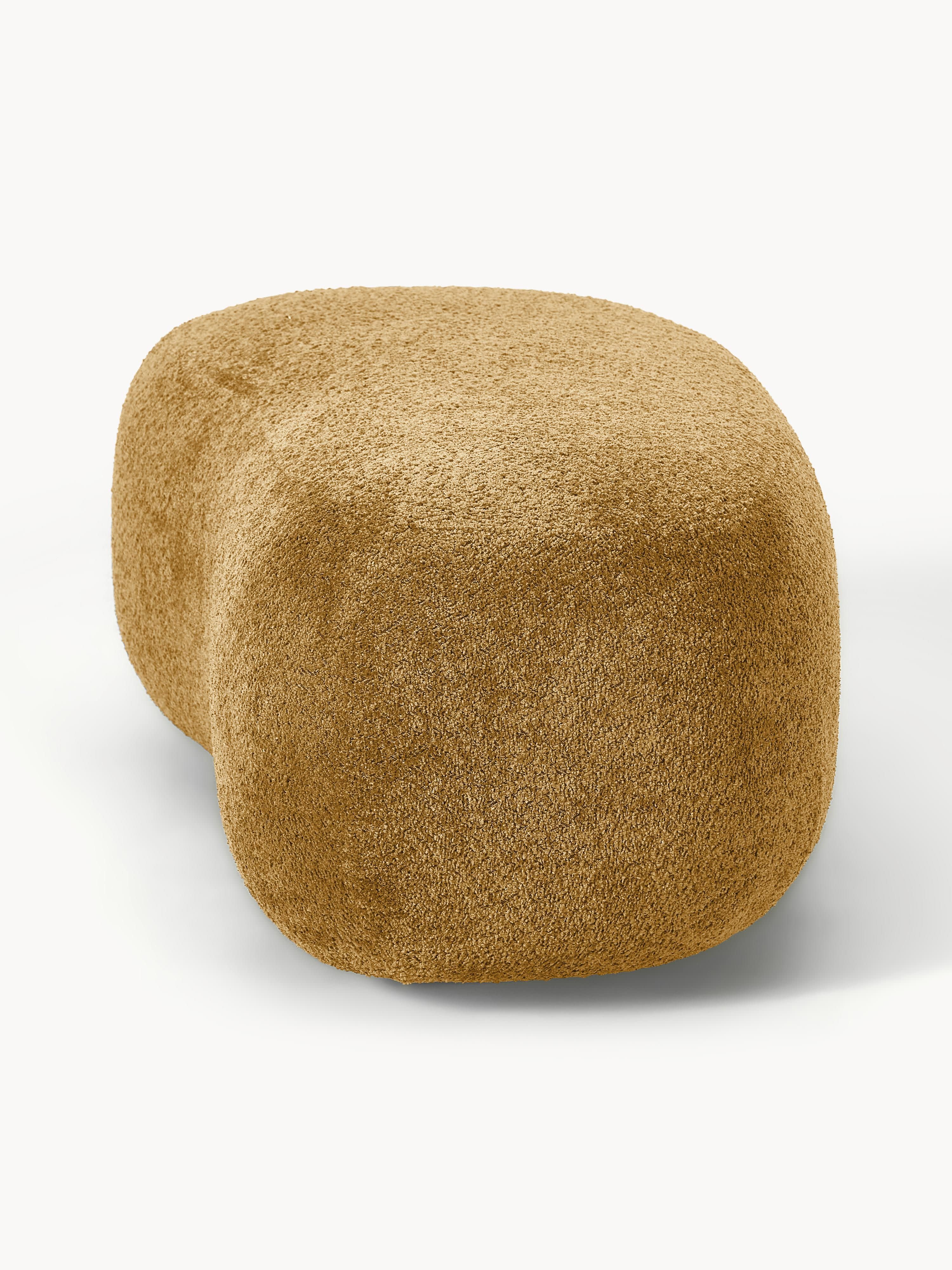 XL poef Alba van teddy bouclé