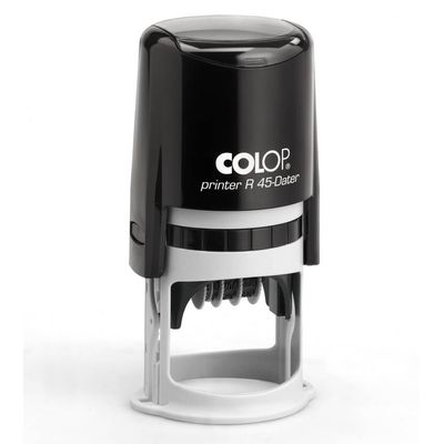Colop Printer R 45 - Tampon dateur personnalisable - 8 lignes - format rond