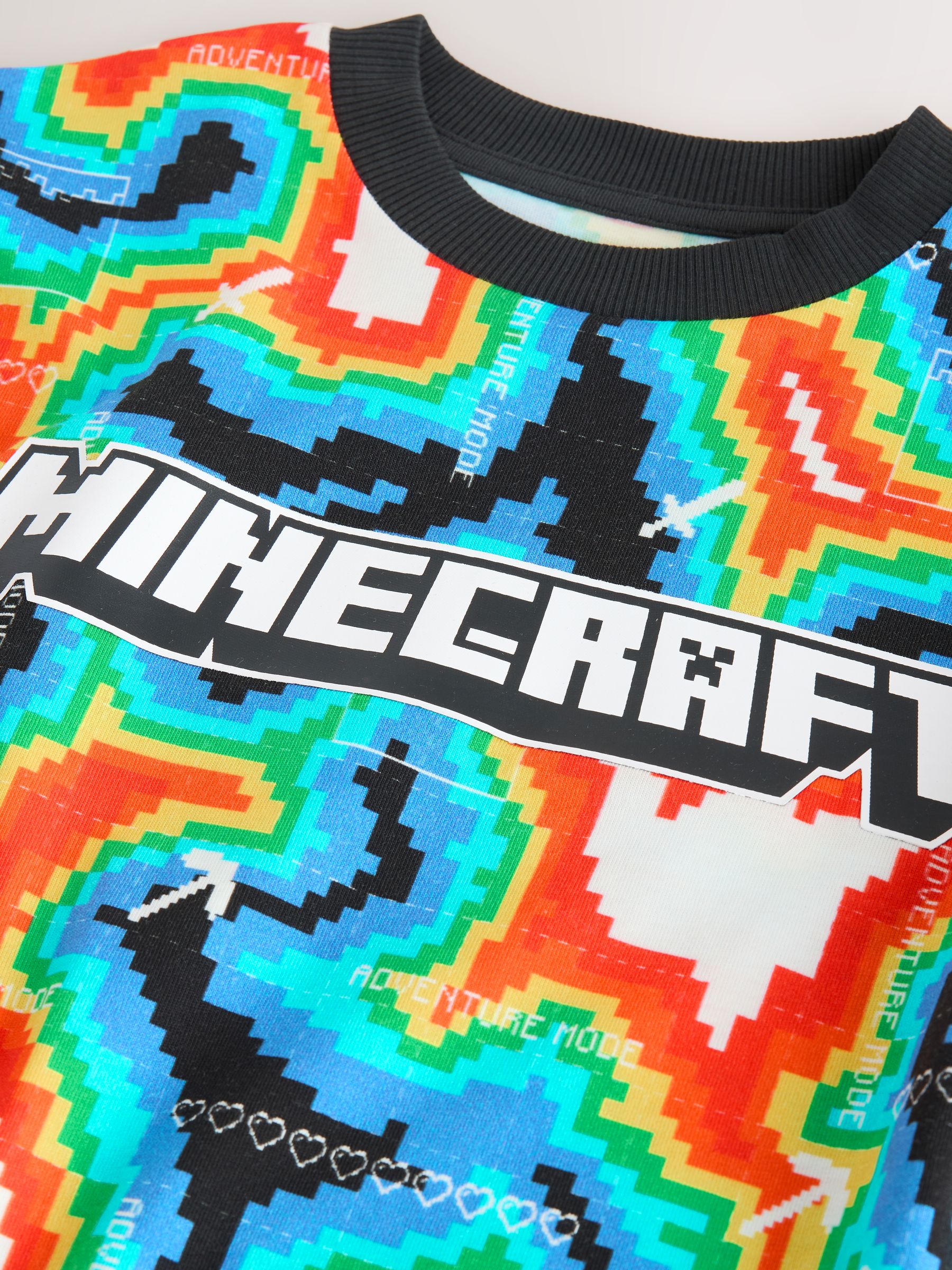Multicolor digitale print - Minecraft T-shirt (3-16jr)