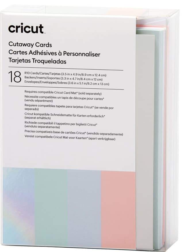 Cricut Cut-Away kort R10 (pastel)