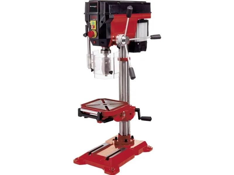 Einhell TE-BD 750 E, Søjleboremaskine, Nøglefri, B16, Knapper, Aluminium, Sort, Rød, 450 rpm