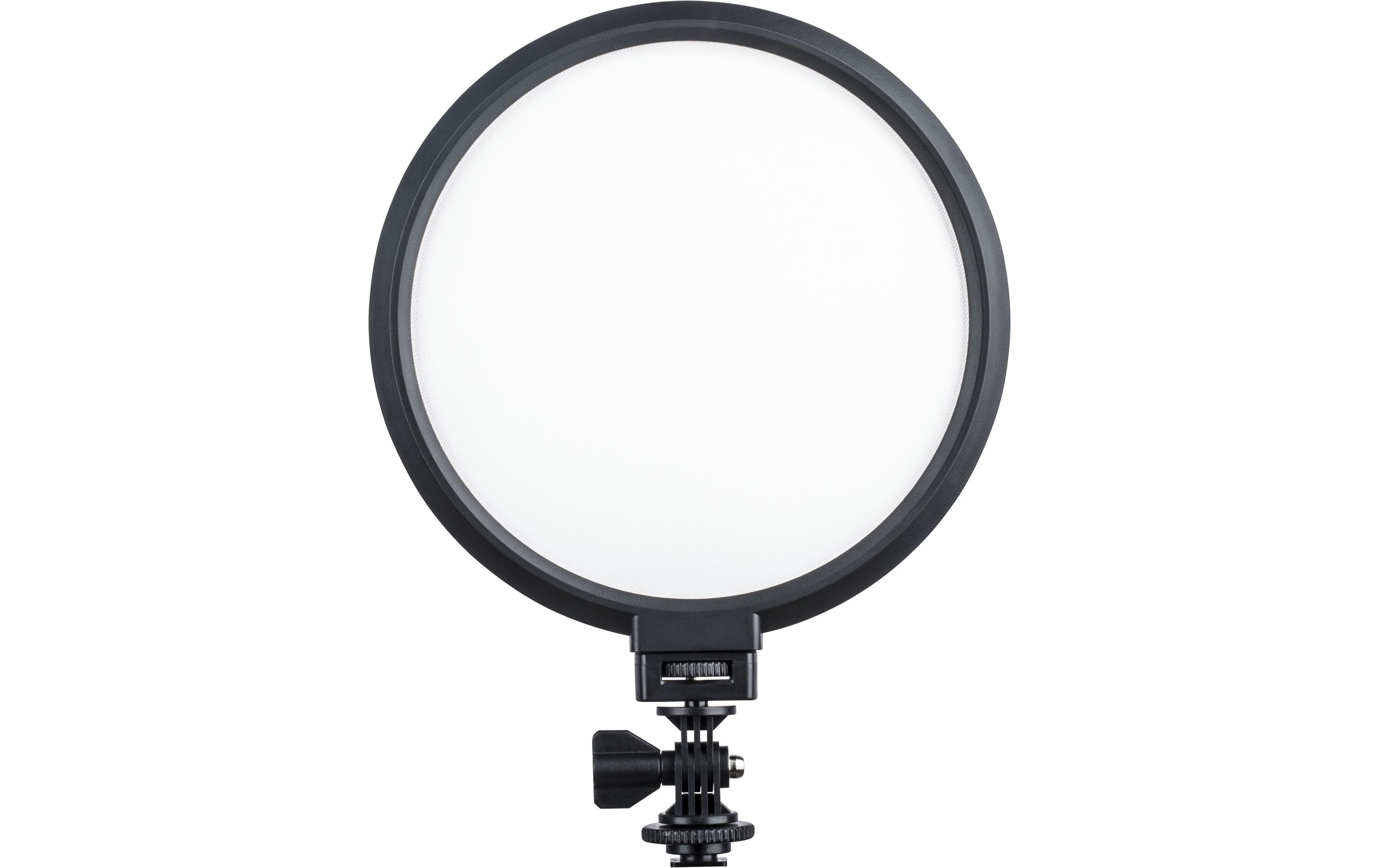Videoleuchte VL-300T Bi-colorRundes Studiolicht mit integriertem Display