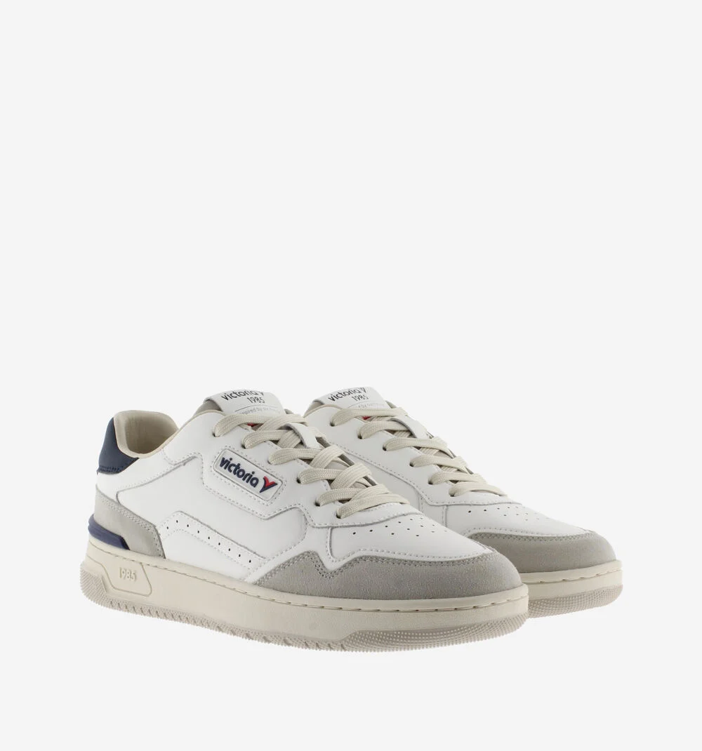 C80 - CLASSIC COLORS UNISEX Baskets rétro couleur unisexes MARINO