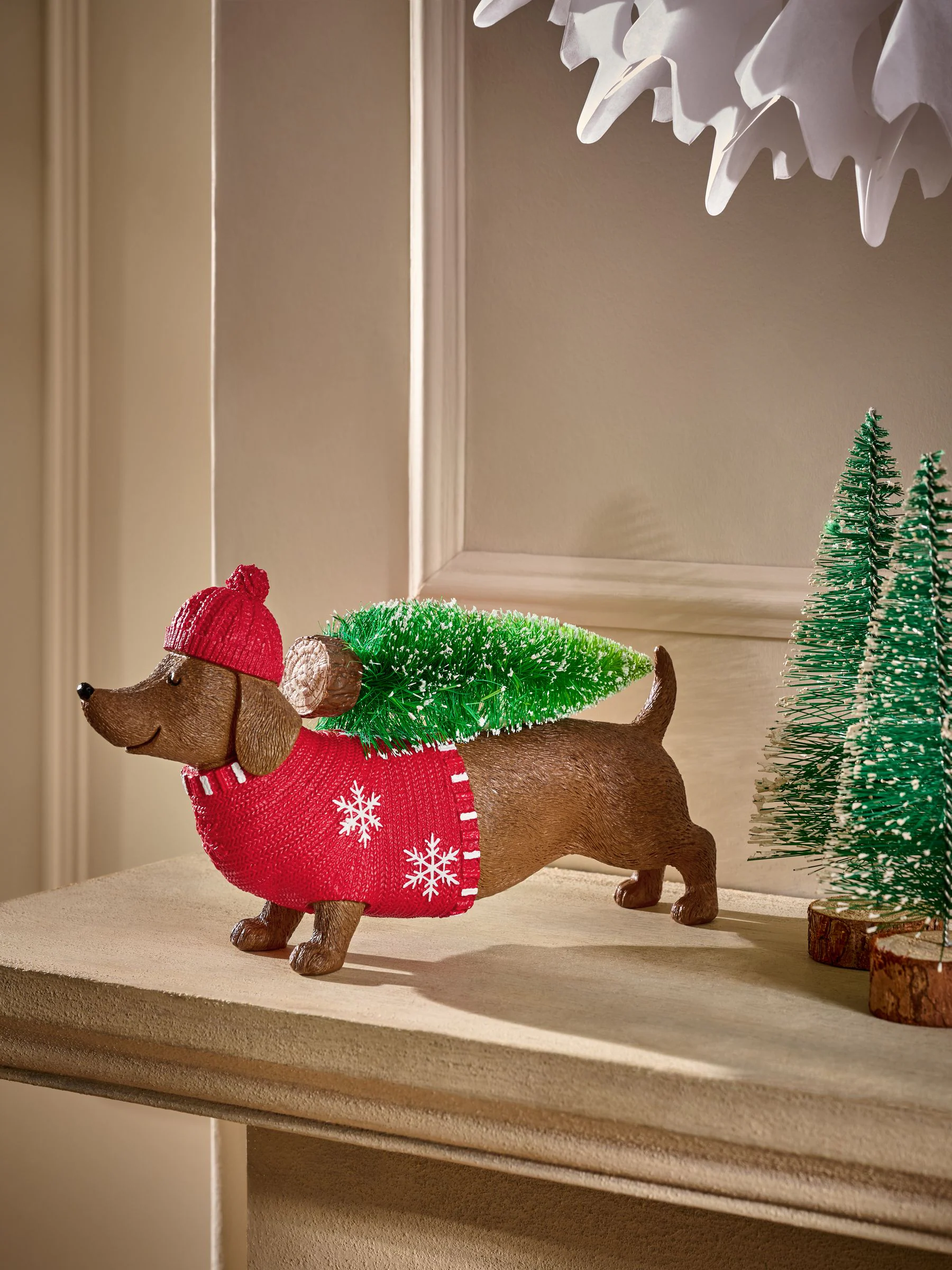 Teckel Kerstmis Ornament