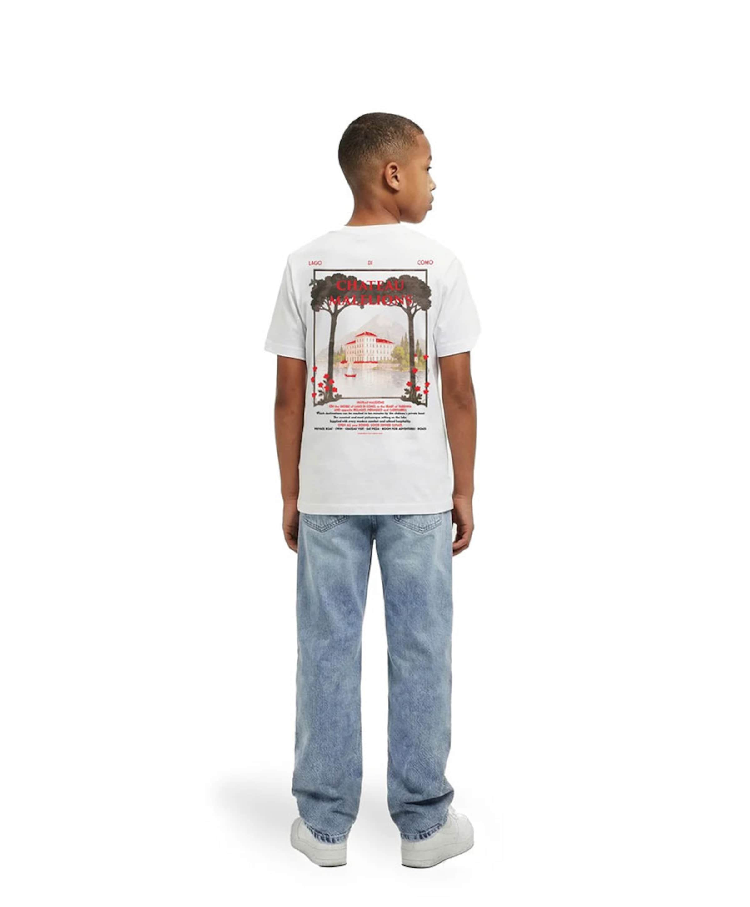 Malelions Jongens T-shirt wit
