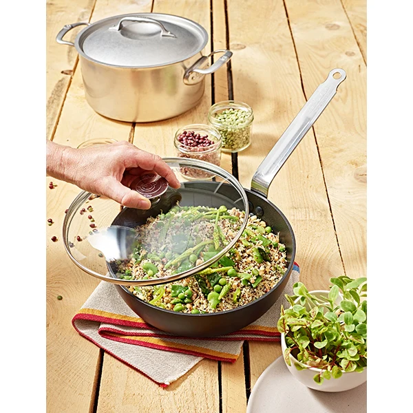Sauteuse 24 cm Choc intense De Buyer