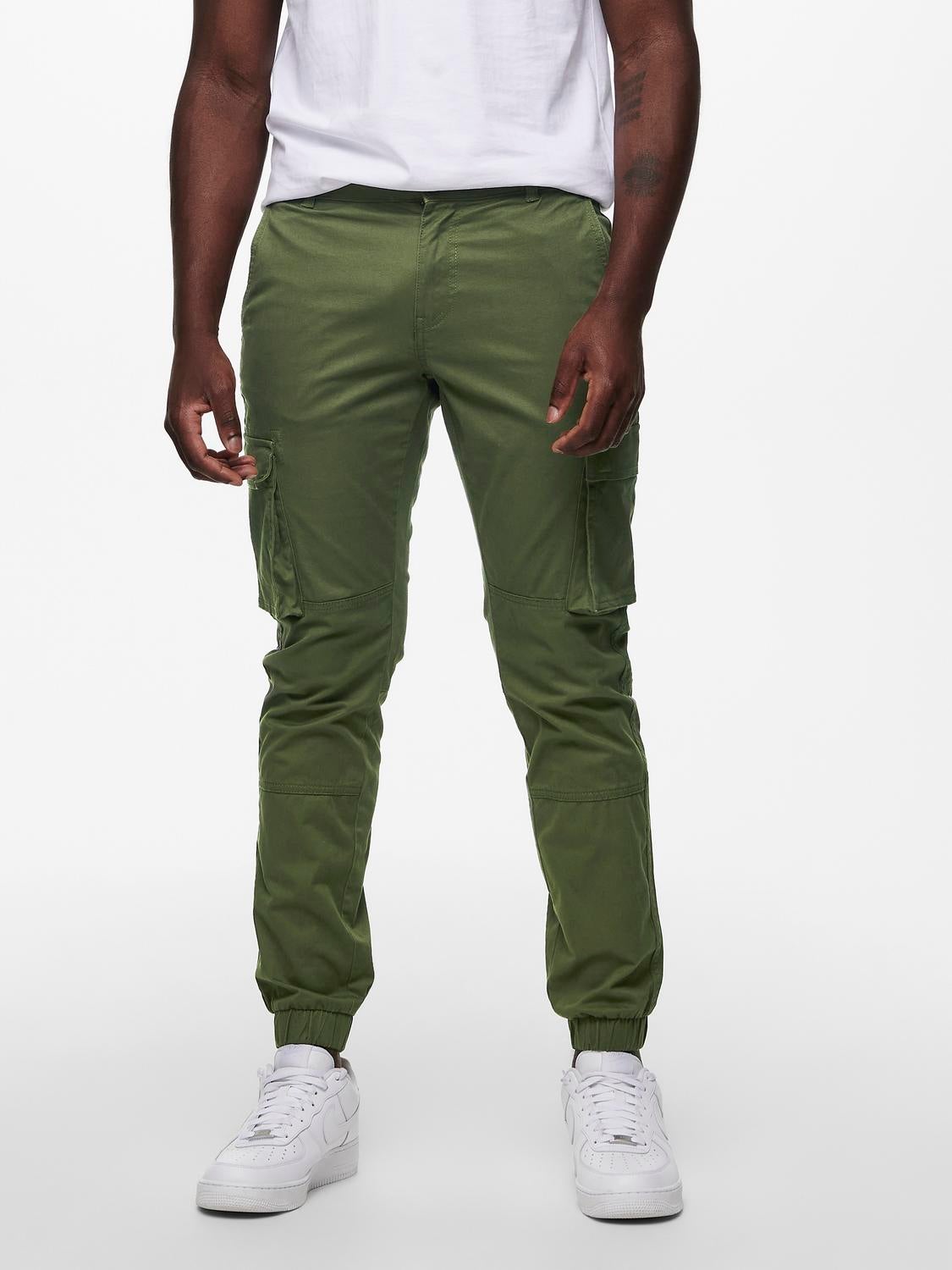 ONSCAM Verjüngt Cargo-Hose Olive Night