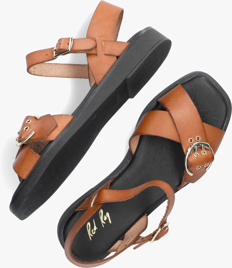 RED-RAG cognac red-rag sandalen 79504