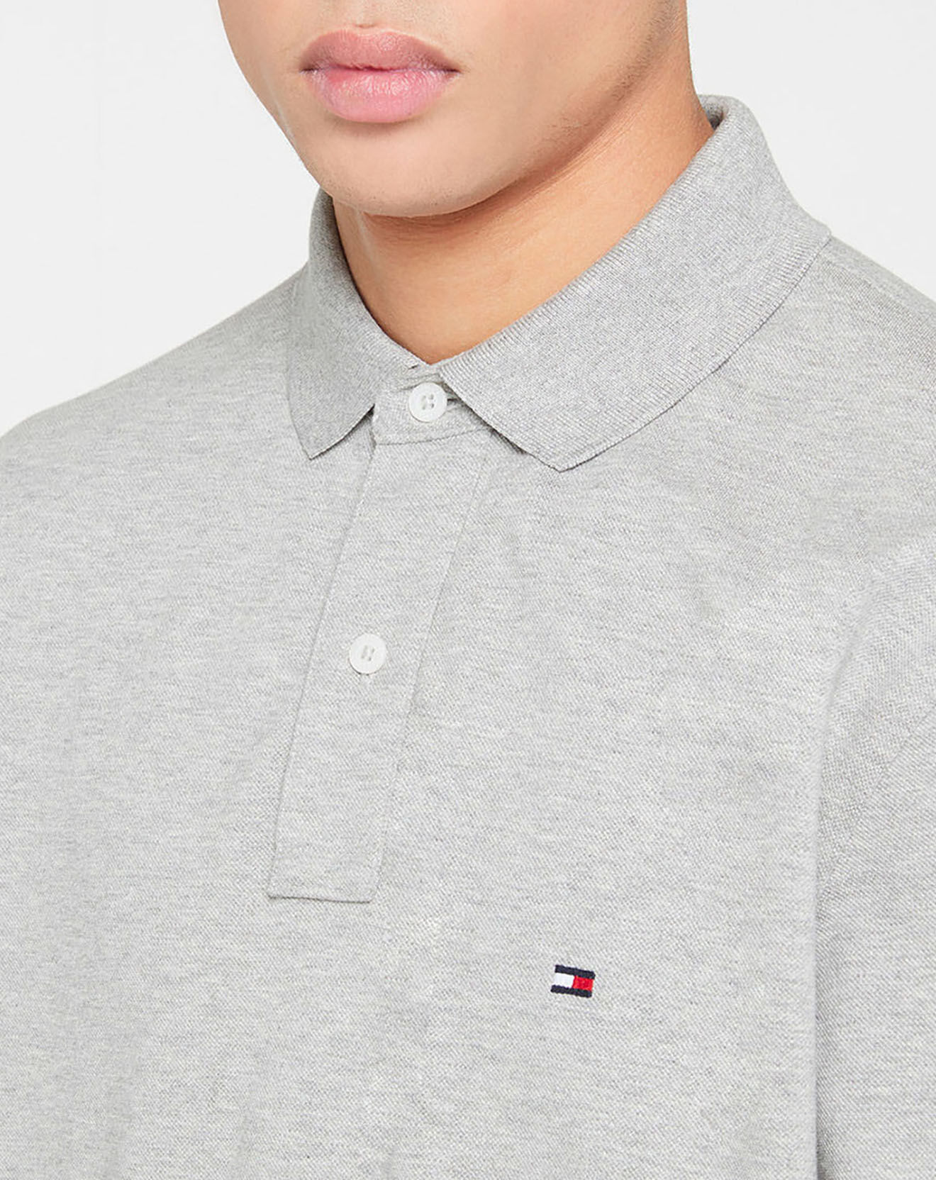 Tommy Hilfiger Polo regular fit gris chiné