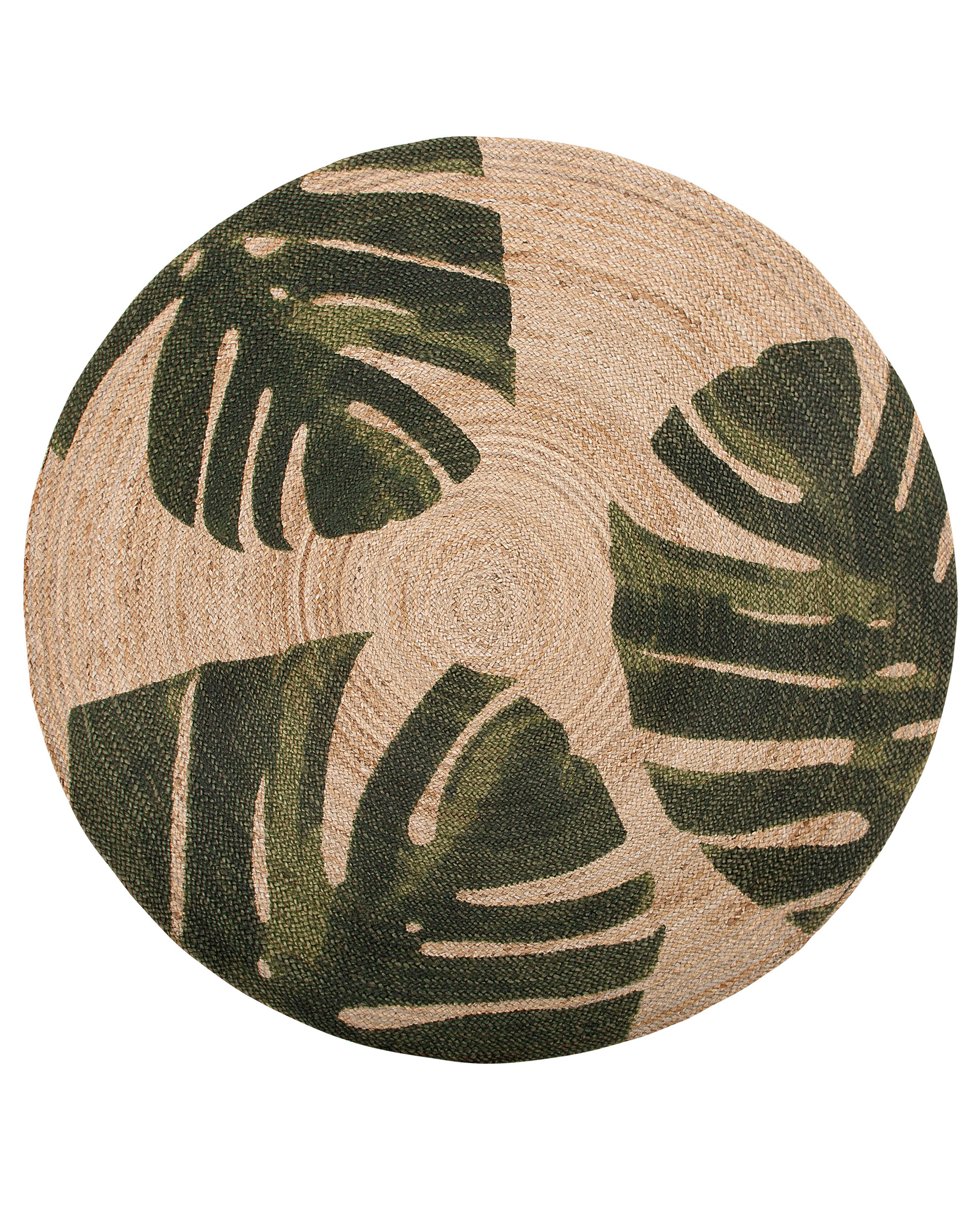 Vloerkleed INCIK Beige ø 140 cm Jute