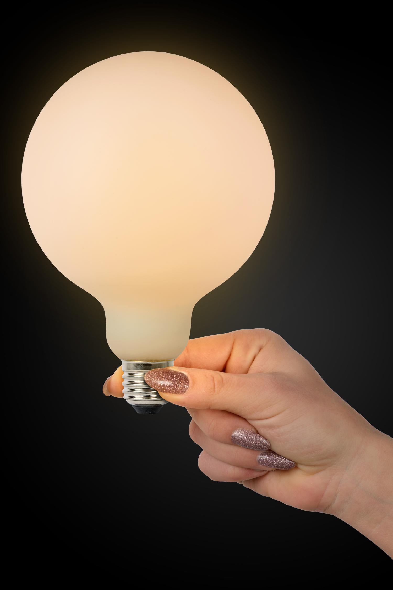 Lucide G125 Filament lamp - Opaal (set van 2)