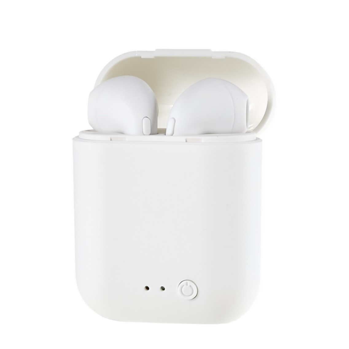Kabellose TWS Bluetooth 5.0 In-Ear Kopfhörer True Wireless Headset mit Ladecase (300mAh) - Weiss