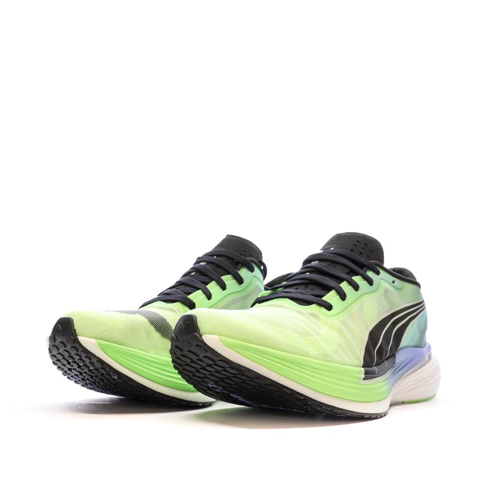 Puma Chaussures de running Vert/Noir Femme Puma Deviate Nitro