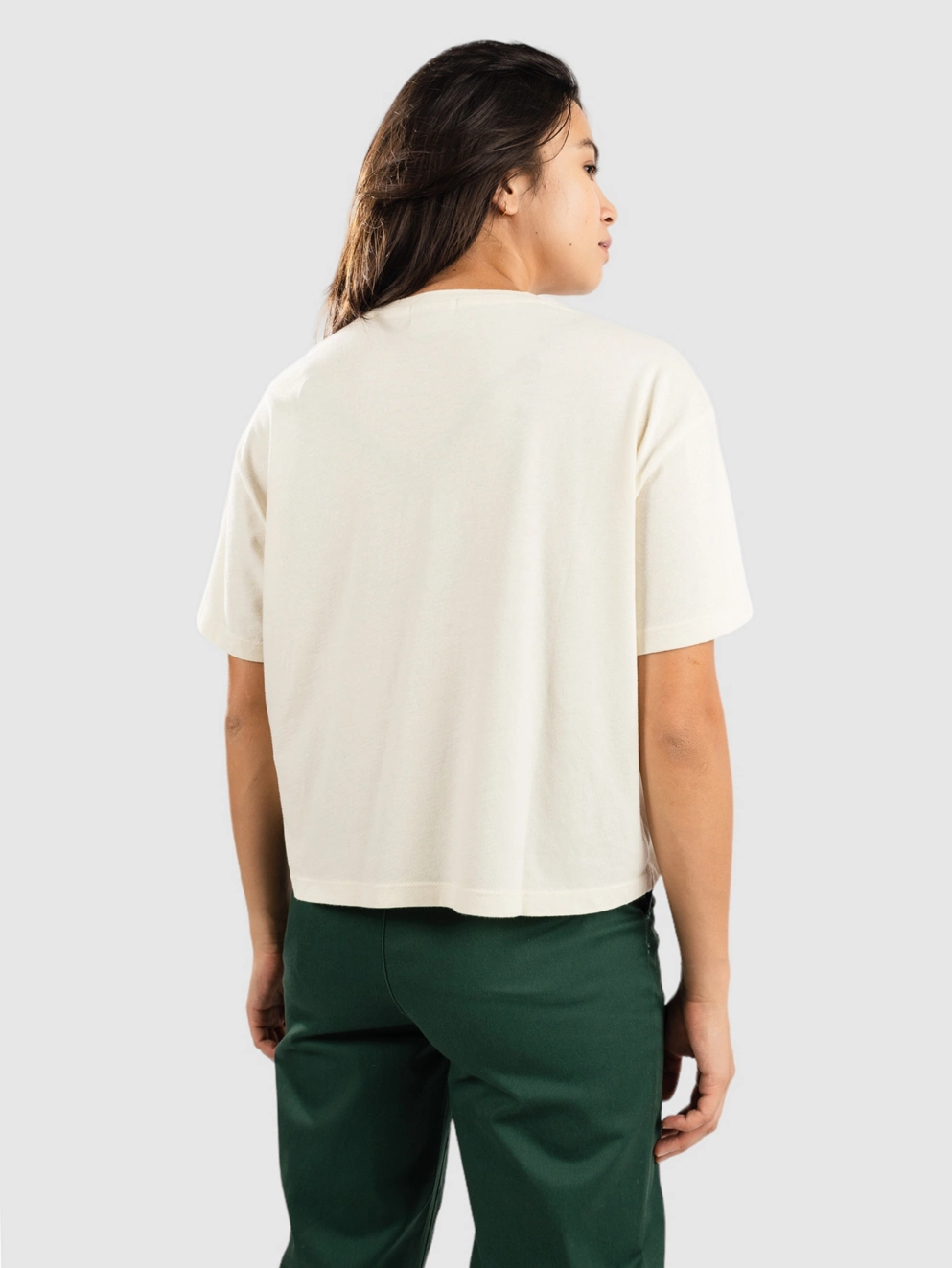 Brixton Carefree Pocket T-Shirt whitecap