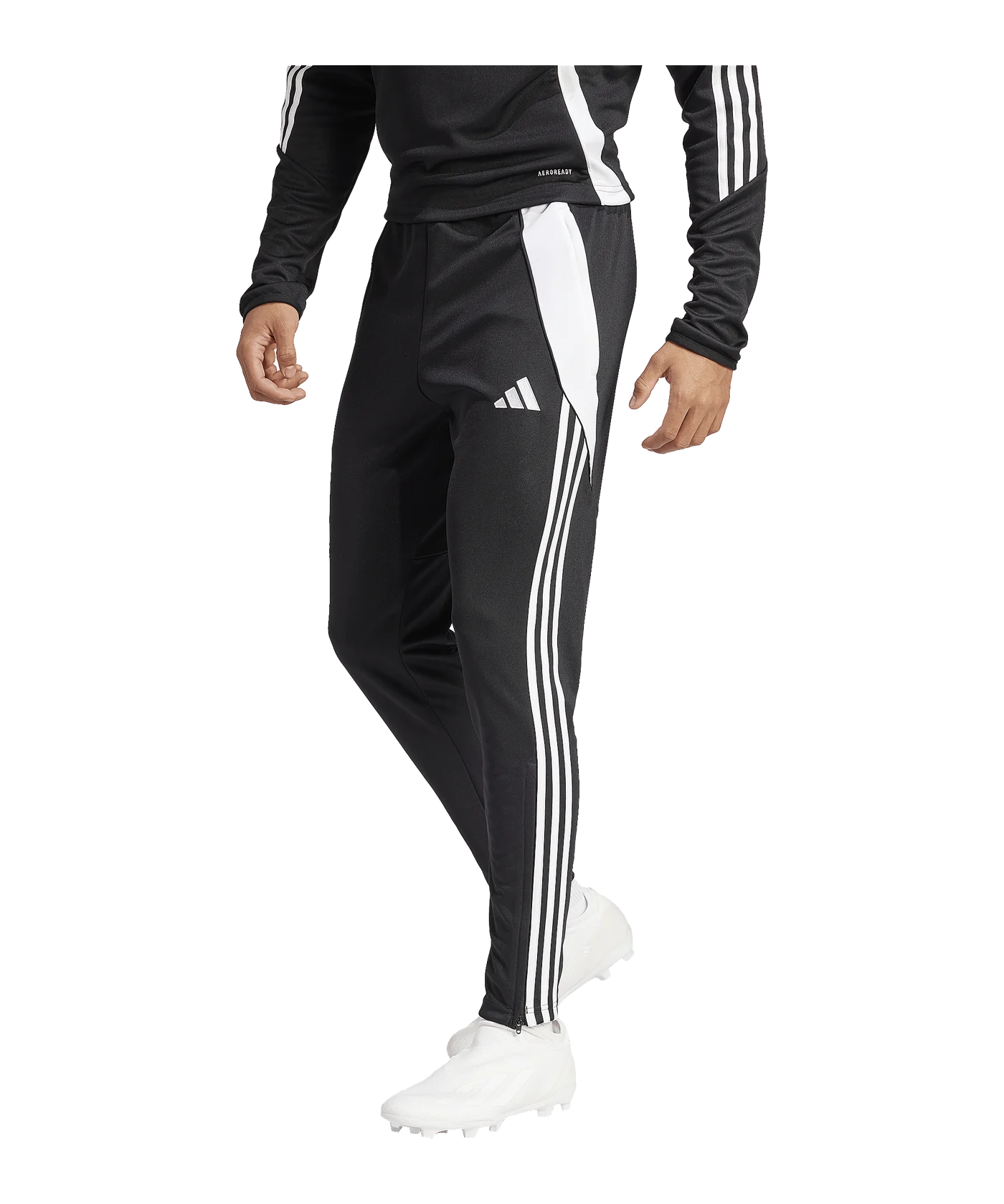 adidas Tiro 24 Trainingshose Slim Schwarz Weiss