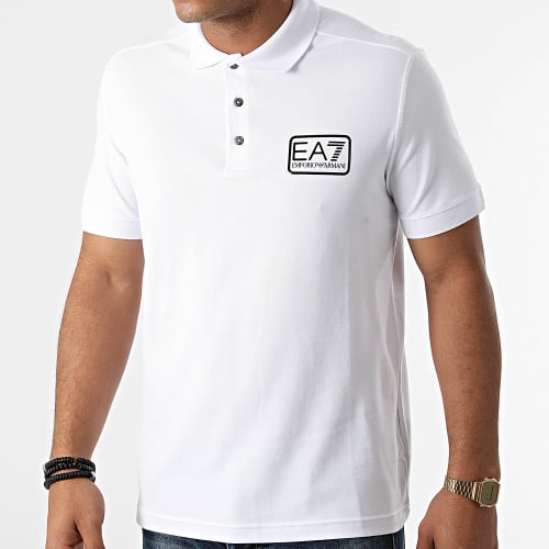 Polo Manches Courtes 6KPF01-PJ04Z Blanc